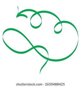 Collection curved arrows painted bold brush. Hand drawn vector thick marker arrows. Curved and wavy brush strokes. Seamless banner with vector direction pointers. Bold brush strokes with scratches