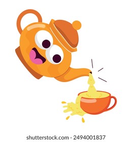 Collection of Cute Autumn Flat Stickers 

