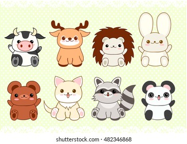 Kawaii Animals Hd Stock Images Shutterstock