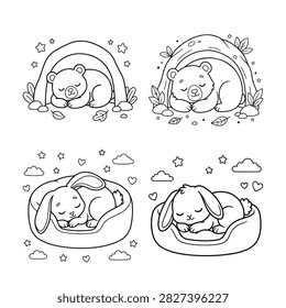 A collection cute baby