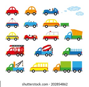 collection of cute baby's cars