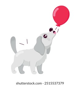 Colección de lindas pegatinas planas caninas 

