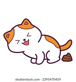 A collection of cute Cat vectors perfect for merchandise needs