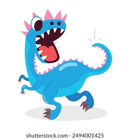 Collection of Cute Dinosaur Flat Stickers  

