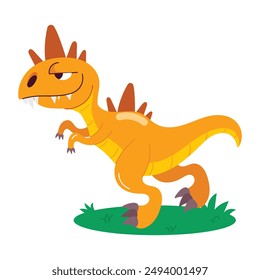 Collection of Cute Dinosaur Flat Stickers  

