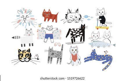 Collection of cute and funny cats