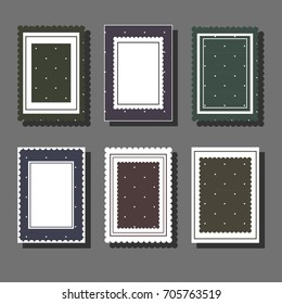 Collection of cute girlish backgrounds for various kinds of design such as postcard, invitation, poster, frame
