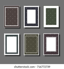 Collection of cute girlish backgrounds for various kinds of design such as postcard, invitation, poster, frame