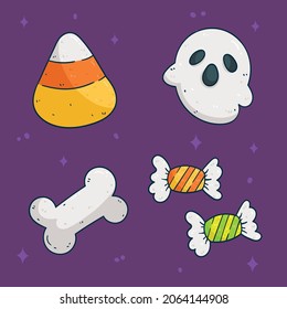 Collection Of Cute Halloween Element