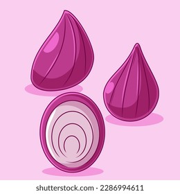 colección de ilustraciones lindas de chalotes