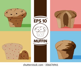 Collection of cute muffins images