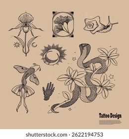 collection of cute tattoo designs