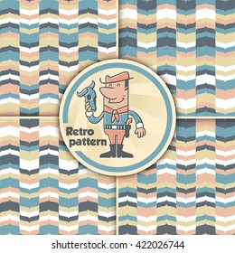 Collection of cute vintage patterns.