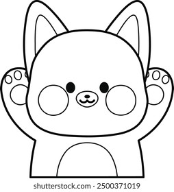 A collection of cute-faced animal friends
