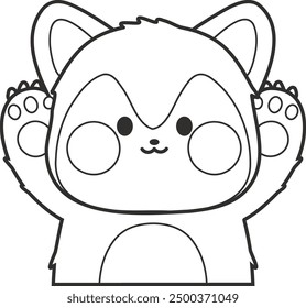 A collection of cute-faced animal friends
