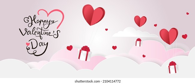 Collection of valentine’s day background set with heart.Editable vector illustration for website, invitation,postcard and sticker
