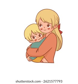 Collection of Mother’s Day-themed illustrations. Perfect for social media, and digital or print marketing materials celebrating mother's day event