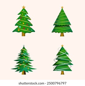 Colección del árbol de Navidad decorativo