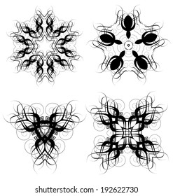 		Collection of decorative ornamental  elements for creative design work