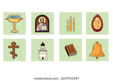 Uma coleção dedicada à exploração de diversos símbolos religiosos e artefatos
