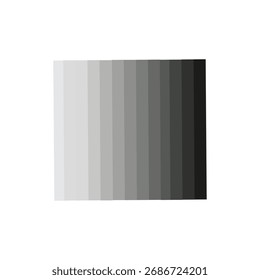 Colección de la paleta de colores de tonos grises profundos
