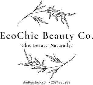 Collection of delicate hand drawn logos and icons of nature, beauty products, organic food, farm fresh and natural products, elements collection for beauty products, organic products, healthy 