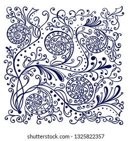 Collection design element for wedding cards, invitations,greeting, leaflet and  labels. Template for embroidery and elements of interior design. Can be used as a seamless pattern. Vector abstraction