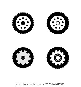 a collection of designs of various kinds of wheels