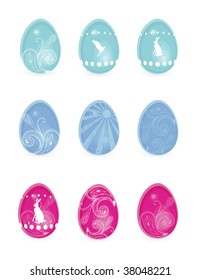 collection of detailed eggs