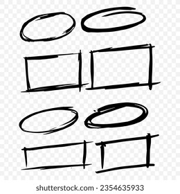 collection of dialog boxes, spontaneous and abstract lines