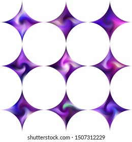 Collection of diamond-shaped smooth backgrounds. Trendy soft color logo. Flat style of 80th. Violet elegant and easy editable colorful fluid cover for your creative projects.