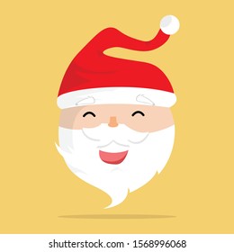 Collection of difference christmas Santa Claus cartoon character
