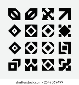 Collection different arrows sign. Black vector arrows icons. Modern simple arrows.