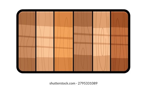 Collection of different brown hues