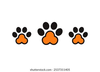 A collection of different cat paw vector art illustrations perfect for logos, prints, and designs. Ideal for pet lovers and graphic designers needing versatile artwork.