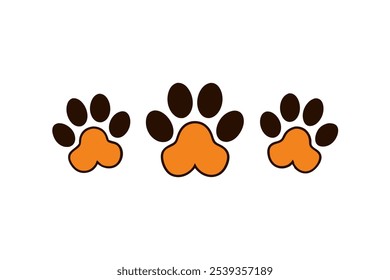 A collection of different cat paw vector art illustrations perfect for logos, prints, and designs. Ideal for pet lovers and graphic designers needing versatile artwork.