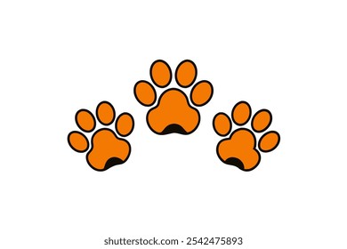 A collection of different cat paw vector art illustrations perfect for logos, prints, and designs. Ideal for pet lovers and graphic designers needing versatile artwork.