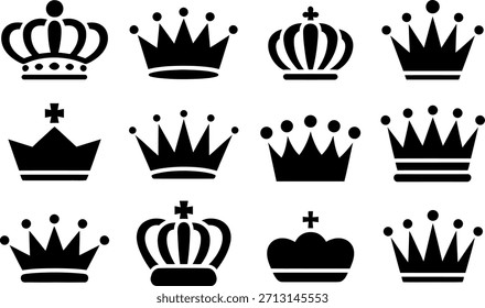 Colección de la silueta de la corona diferente