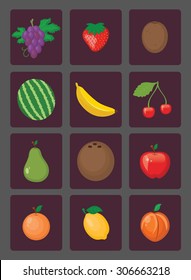 Collection of different fruits