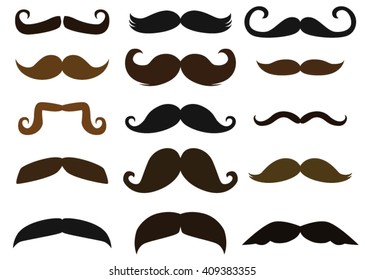 A collection of different mustaches