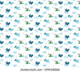collection of different planes in the sky for babyboy