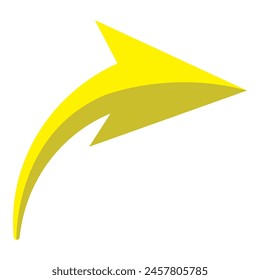 Collection of different red arrows on white background. Arrow in 3d icons set, red arrows for app, web and music digital illustration design. Vector