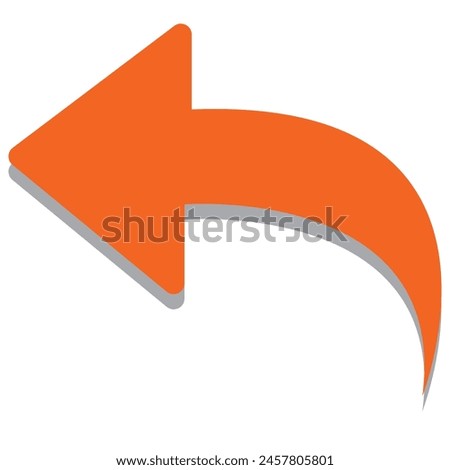 Collection of different red arrows on white background. Arrow in 3d icons set, red arrows for app, web and music digital illustration design. Vector