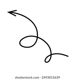 Colección de diferentes tipos de signo de flechas. 