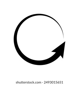 Colección de diferentes tipos de signo de flechas. 
