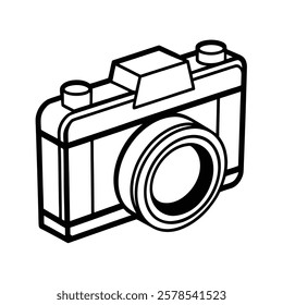 A collection of digital technology and office equipment icons, including a camera, graphic tablet, printer, scanner, monitor, 3D printer, computer mouse, and more. Perfect for design projects