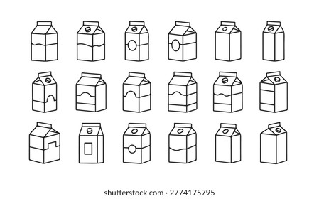 Collection diverse beverage packaging