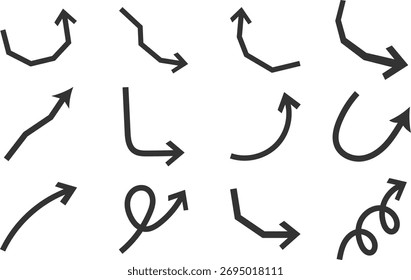 Collection of Diverse Directional Arrows