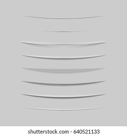 Collection of Dividers for Web Design