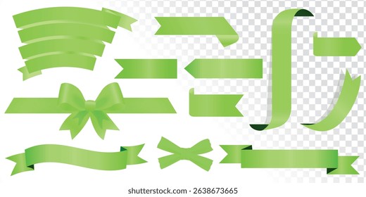 Collection with Eco tags and labels and stickers. Vector illustration, New Label collection set. Sale tags. Discount Green ribbons, banners and icons. Shopping Tags. Sale icons, Green Tags And Ribbon.